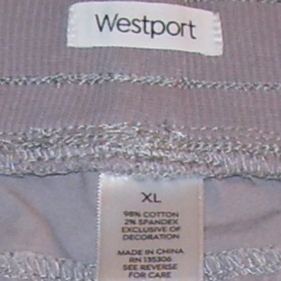 Westport Grey Cotton Blend Cargo Pants Size XL - Picture 7 of 13
